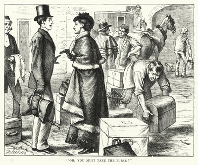Ilustração para grandes expectativas de Charles Dickens (gravura) de Francis Arthur Fraser