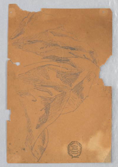 Estudo de cortinas de Francis Augustus Lathrop