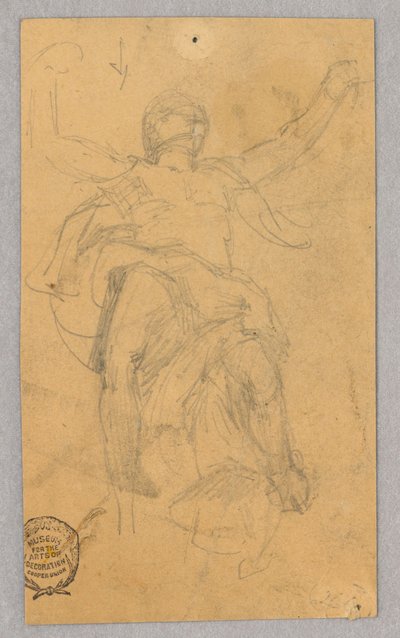 Estudo de Figura para Mural de Francis Augustus Lathrop