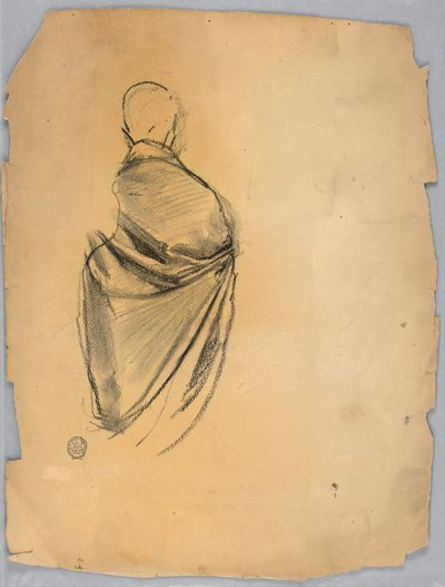 Figura com cortina de Francis Augustus Lathrop