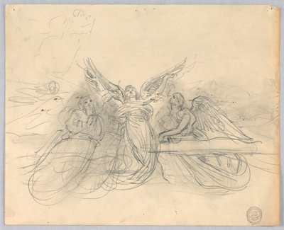 Grupo de anjos de Francis Augustus Lathrop