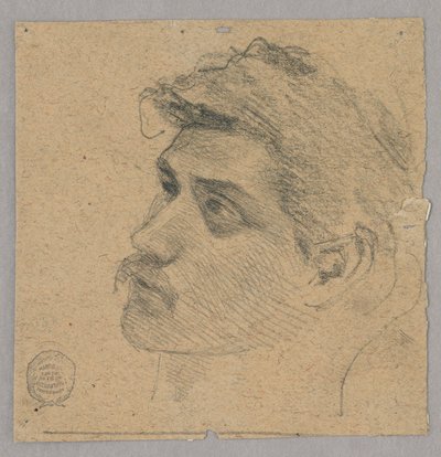 Cabeça de um homem de Francis Augustus Lathrop