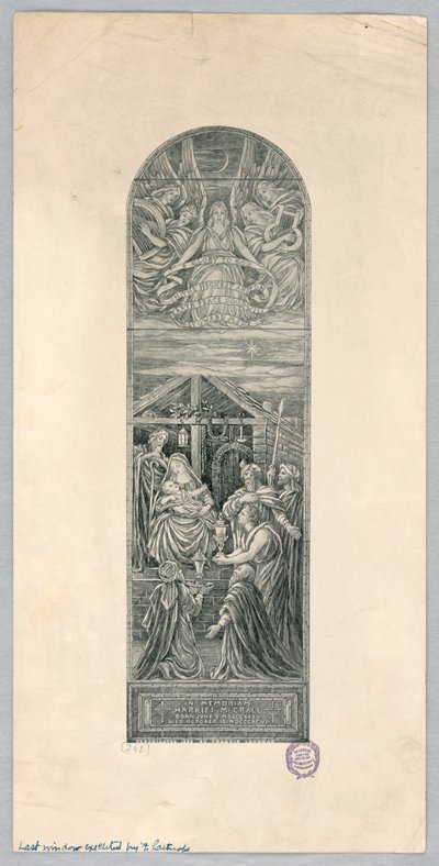 Janela Memorial para Harriet M. Crall de Francis Augustus Lathrop