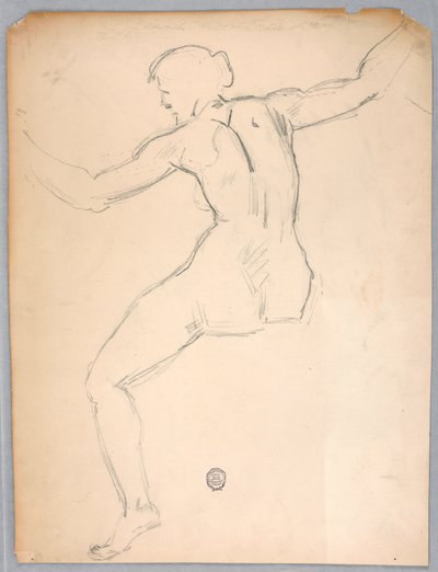 Esboço para "Noite" de Francis Augustus Lathrop