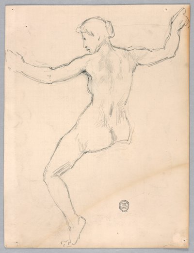 Esboço para "Noite" de Francis Augustus Lathrop