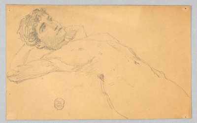Esboço de nu feminino de Francis Augustus Lathrop