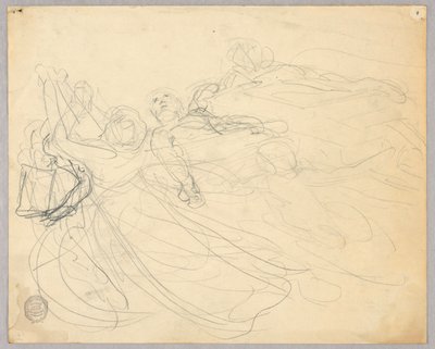 Esboço do Grupo Figural para Ascensão de Francis Augustus Lathrop