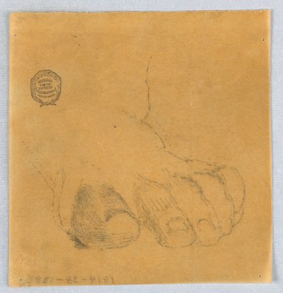 Esboço de dedos de Francis Augustus Lathrop