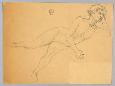 Esboço de um nu feminino de Francis Augustus Lathrop