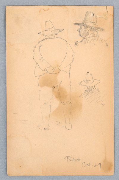 Esboços de um homem, Roma de Francis Augustus Lathrop