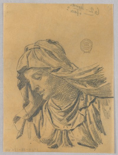 Estudo para Busto da Madona de Francis Augustus Lathrop