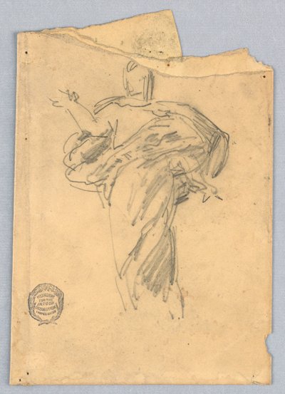Estudo para Cristo, Capela de São Bartolomeu, Nova York de Francis Augustus Lathrop