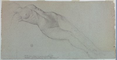Estudo para "Diana e Suas Atendentes entre as Constelações" de Francis Augustus Lathrop