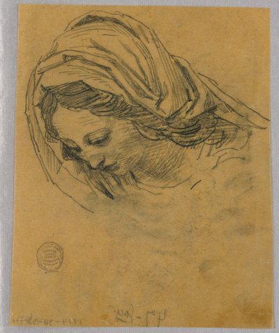 Estudo para a Cabeça da Madonna de Francis Augustus Lathrop