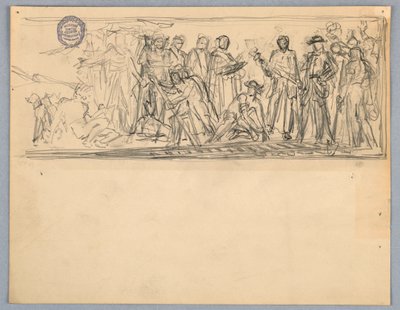Estude para um mural ou painel de Francis Augustus Lathrop