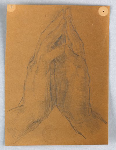 Estudo das mãos de Francis Augustus Lathrop