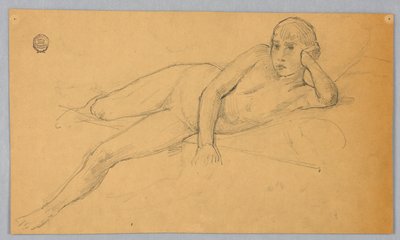 Estudo da Figura Nua de Francis Augustus Lathrop