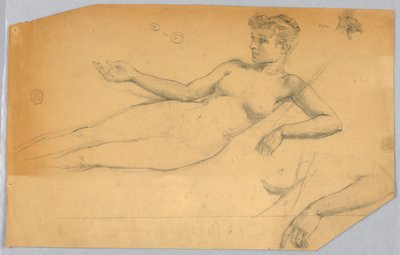 Estudo da Figura Nua de Francis Augustus Lathrop