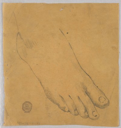 Estudo de um pé direito de Francis Augustus Lathrop
