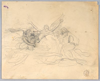 Anjos de adoração de Francis Augustus Lathrop