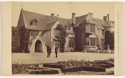 Cheltenham - Southern House, visto do oeste de Francis Bedford