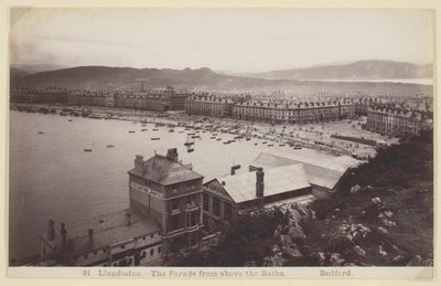 Llandudno-O desfile de cima dos banhos de Francis Bedford