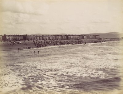 Rhyl, do mar, década de 1870. de Francis Bedford