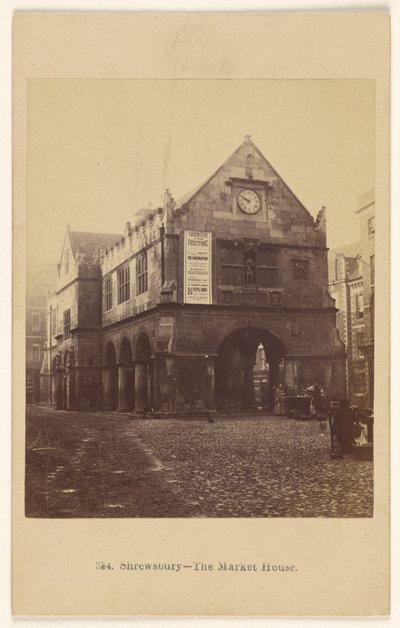 Shrewsbury - A Casa do Mercado. de Francis Bedford
