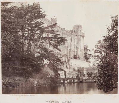 Castelo de Warwick, c.1857 (estampado em albúmen) de Francis Bedford