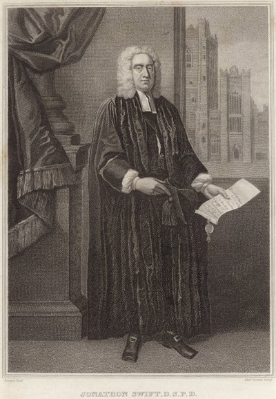 Retrato de Jonathan Swift de Francis Bindon