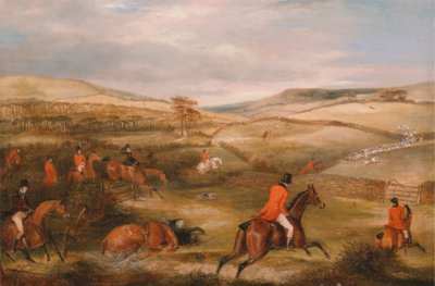 The Berkeley Hunt, 1842: A Caça de Francis Calcraft Turner
