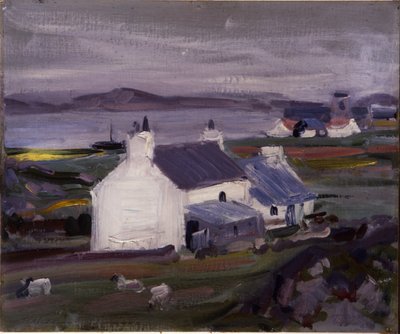 Farmsteading, Iona, Auchabhaich Croft (óleo sobre tela) de Francis Campbell Boileau Cadell