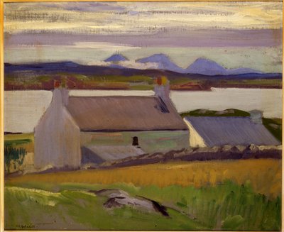 Anoitecer, Iona, Paps of Jura além (óleo sobre tela) de Francis Campbell Boileau Cadell