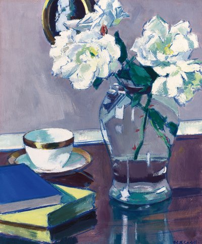 Rosas, final dos anos 1920 (óleo no painel) de Francis Campbell Boileau Cadell