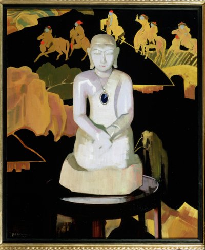 O Buda (preto e dourado) c.1929-30 de Francis Campbell Boileau Cadell