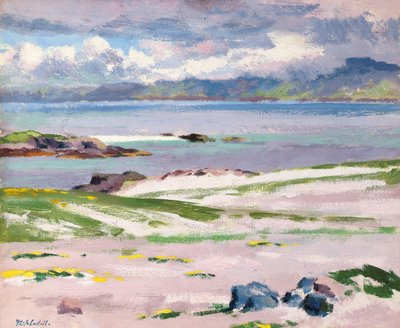 Em direção a Mull de Choc Ard Anraidh, Iona, c.1928 (óleo sobre tela) de Francis Campbell Boileau Cadell