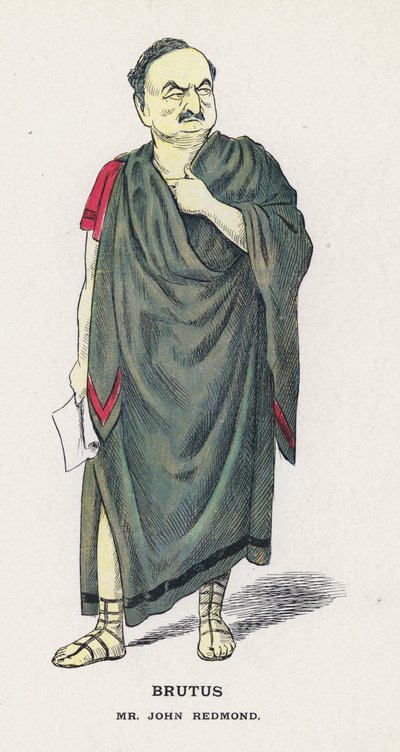Brutus, Sr. John Redmond (cor litho) de Francis Carruthers Gould