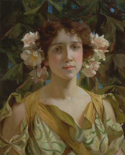 Primavera (óleo sobre tela) de Francis Coates Jones