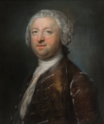 Retrato de Sir Orlando Bridgeman 4º Bt, c.1750-65 (pastel sobre papel) de Francis Cotes