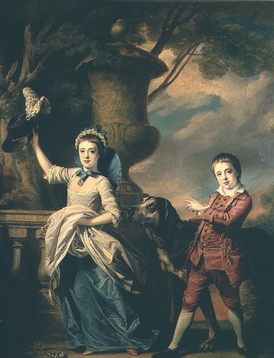 Os Filhos de Sir Edward e Dama Ann Astley, 1767 de Francis Cotes