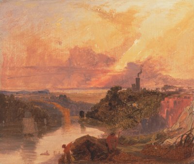 O desfiladeiro de Avon ao pôr do sol de Francis Danby