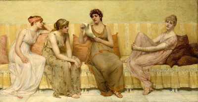 Ler a história de Oenone de Francis Davis Millet