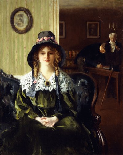 O Contrato de Casamento (óleo sobre tela) de Francis Day