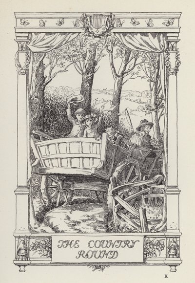 Outro livro de versos para crianças: A Volta do Campo (litografia) de Francis Donkin Bedford