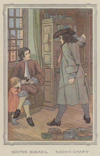 Ilustração para The History of Henry Esmond (litografia a cores) de Francis Donkin Bedford