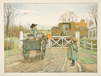 The Engine Driver, de Four and Twenty Toilers, pub. 1900 (litografia a cores) de Francis Donkin Bedford