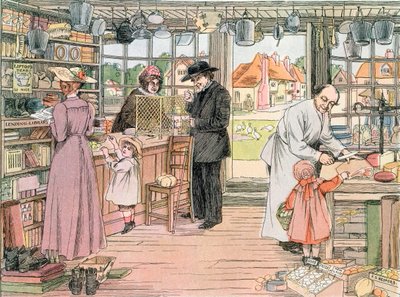 A Loja Geral, 1899. Do Livro das Lojas, 1899 de Francis Donkin Bedford