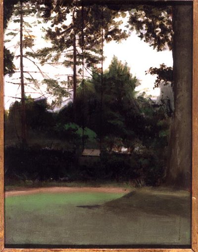 A Corner of the Garden, c.1890 (óleo sobre tela) de Francis Foster