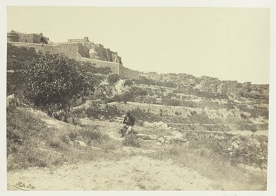 Belém, com a Igreja da Natividade de Francis Frith