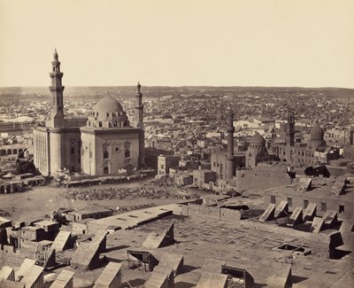 Cairo a partir da Cidadela. Primeira vista de Francis Frith